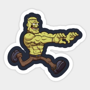 Running Frankenstein Monster Sticker